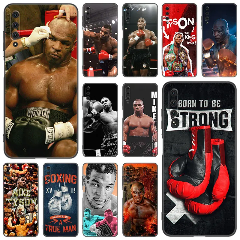 Чехол Super Boxer Mike для телефона Huawei Y6, Y7, Y9 Prime, Y5 2018, 2019, 2020, Y5P, Y6P, Y7P, Y8P, Y6S, Y8S, Y9S, Y7A, Y9A, мягкий черный чехол из ТПУ