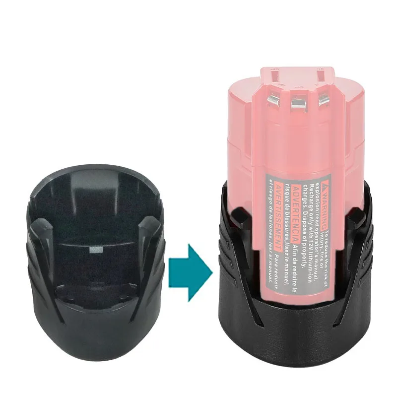 

M12 12V Battery Plastic Bottom Shell Case Box Parts 3 Cell For 48-11-2411 M12 Lithium Ion Battery Chargers Accessories
