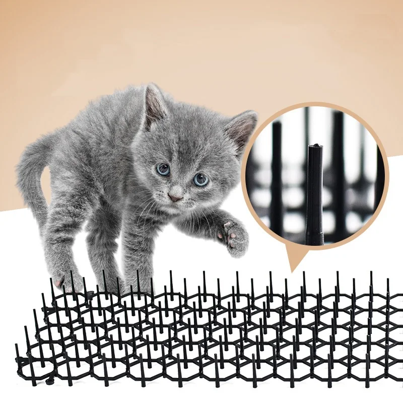 

Garden Protective Cat Net Plastic Thorn Prevent Cat Mat No Hurt to Pets Durable Protect Mesh Anti Cat Pet Protection Netting