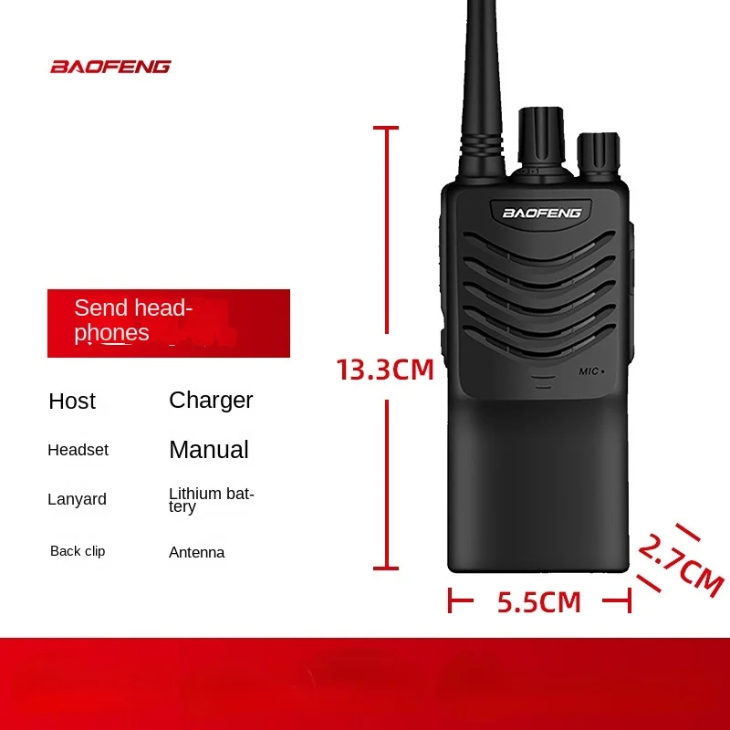 Baofeng Bf-e50plus Walkie Talkie Baofeng High Power Radio 50km Communication Equipment Handset