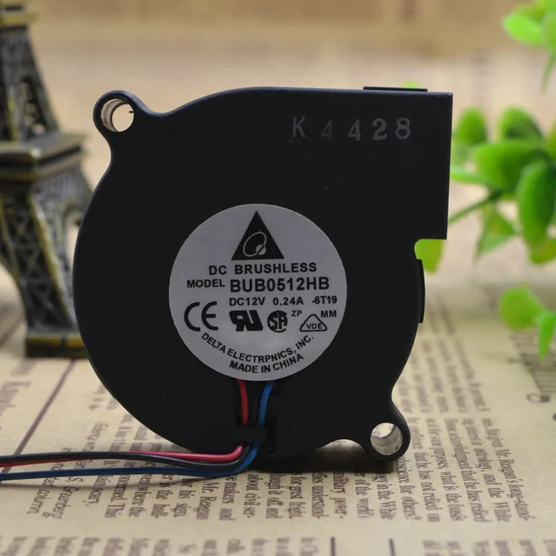 Оригинальный вентилятор для Delta BUB0512HB маленький 12 В 5015 А 3 провода охлаждающий 50 ×