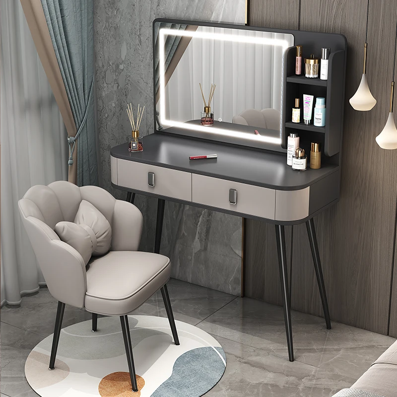 

Organise Bedroom Dressing Table Luxury Drawer Cosmetics Nordic Dressers Elegant Modern Room Penteadeira Camarim Furnitures