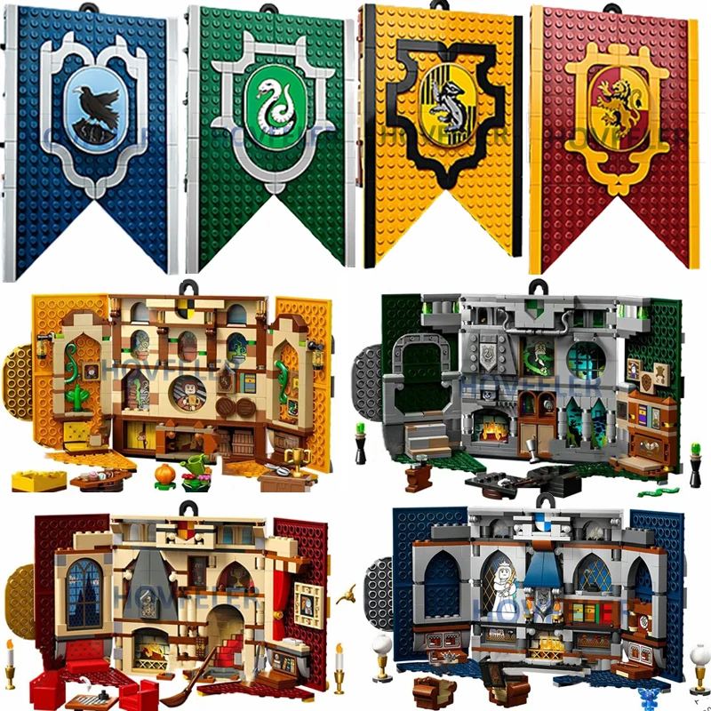 

Magical Knights Book Building Block Double-deck Bus Brick Toys for Kids Children Gift