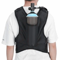 2l scuba tank diving oxygen cylinder snorkeling dive equipment quick drying mesh storage back vest bag