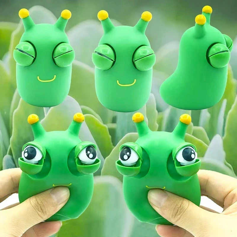 

Зеленые глаза для взрослых и детей, креативное снятие стресса, устойчивость к давлению, развлечение, сжимание, оригинальность