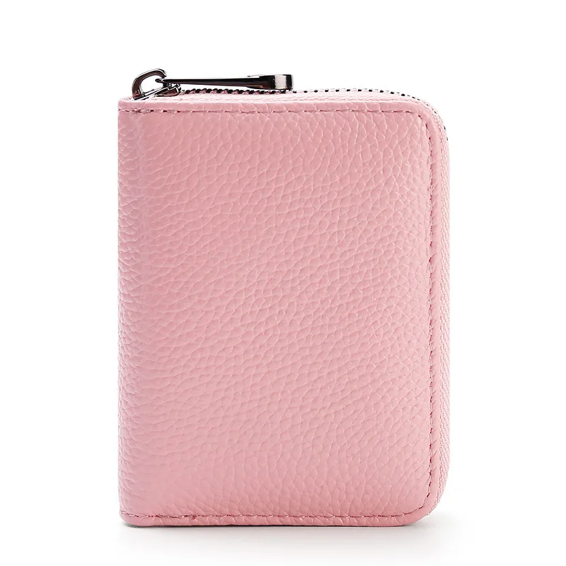 Excellent First Layer Cow Leather Card Holder Genuine Leather Card Bags For Credit ID Business Cards Driving License Coin Purse