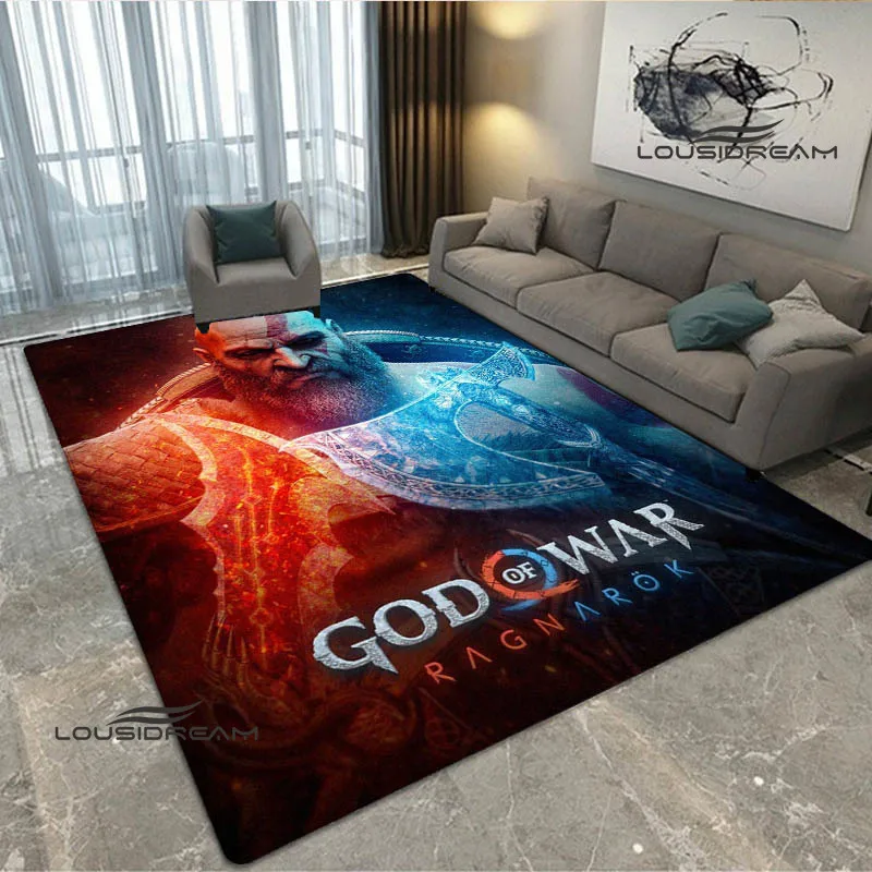 Ковер игровой Бог войны с принтом ковер для гостиной спальни нескользящий декор