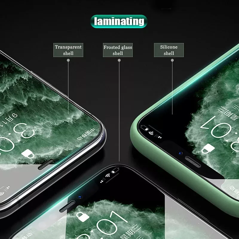 4IN1 Full Cover Screen Protector Glass for iPhone 12 13 Mini SE 2020 XS XR X 7 8 Plus Tempered Glass for iPhone 13 12 11 Pro Max