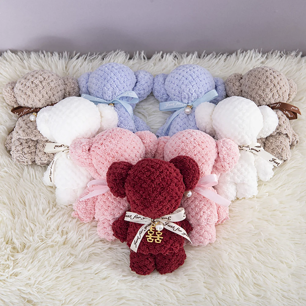 Бархатное полотенце в виде медведя