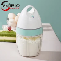 no noise automatic electric milk frother egg foam coffee maker for egg milk cappuccino whisk tools portable home kitchen tool