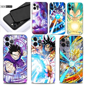 Smartphone Case For iPhone 14 11 13 12 Pro Max Mini XSMax XR X SE(2022) 7 8 6 6S Plus Cover Goku GT Super Saiyan Tur Dragon Ball