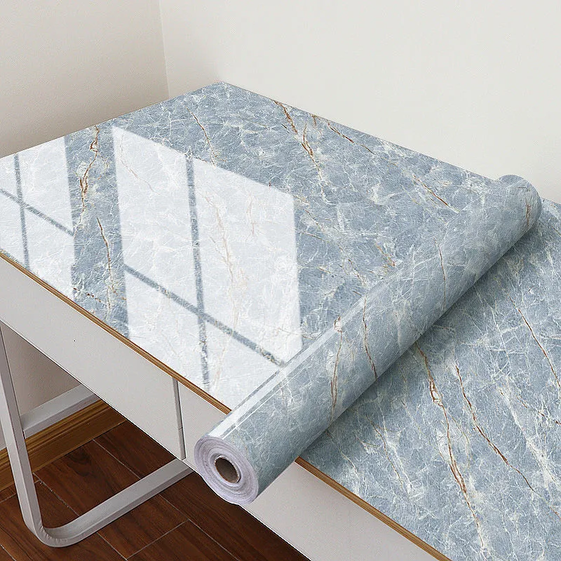 

Marble kitchen oil proof sticker cabinet table top renovation furniture sticker self-adhesive waterproof Wall Sticker Removable