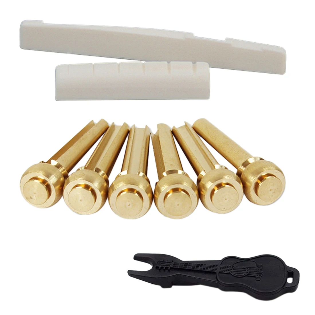 Набор запасных штифтов для акустической гитары (Br-штифты и костные седельные