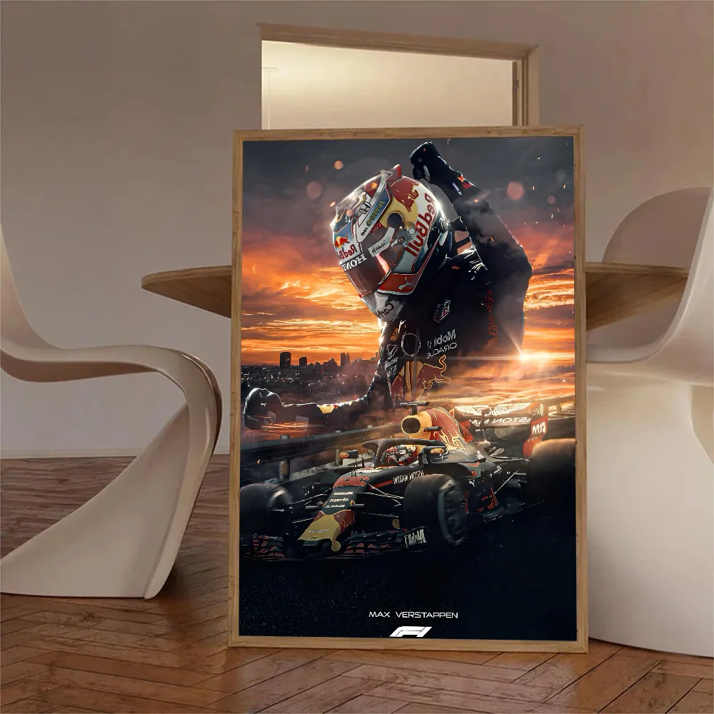 F1 M-Max Verstappen Poster Paper Print Home Living Room Bedroom Entrance Bar Cafe Art Painting Decoration