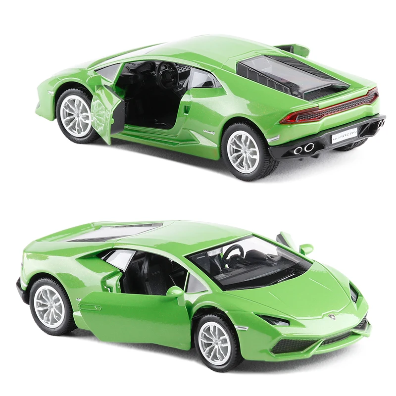 

1:36 Lamborghini Huracan Wheel Germany Bull Logo Diecast Super Sport Car Metal Model Pull Back Vehicle Alloy Toy Collection A241