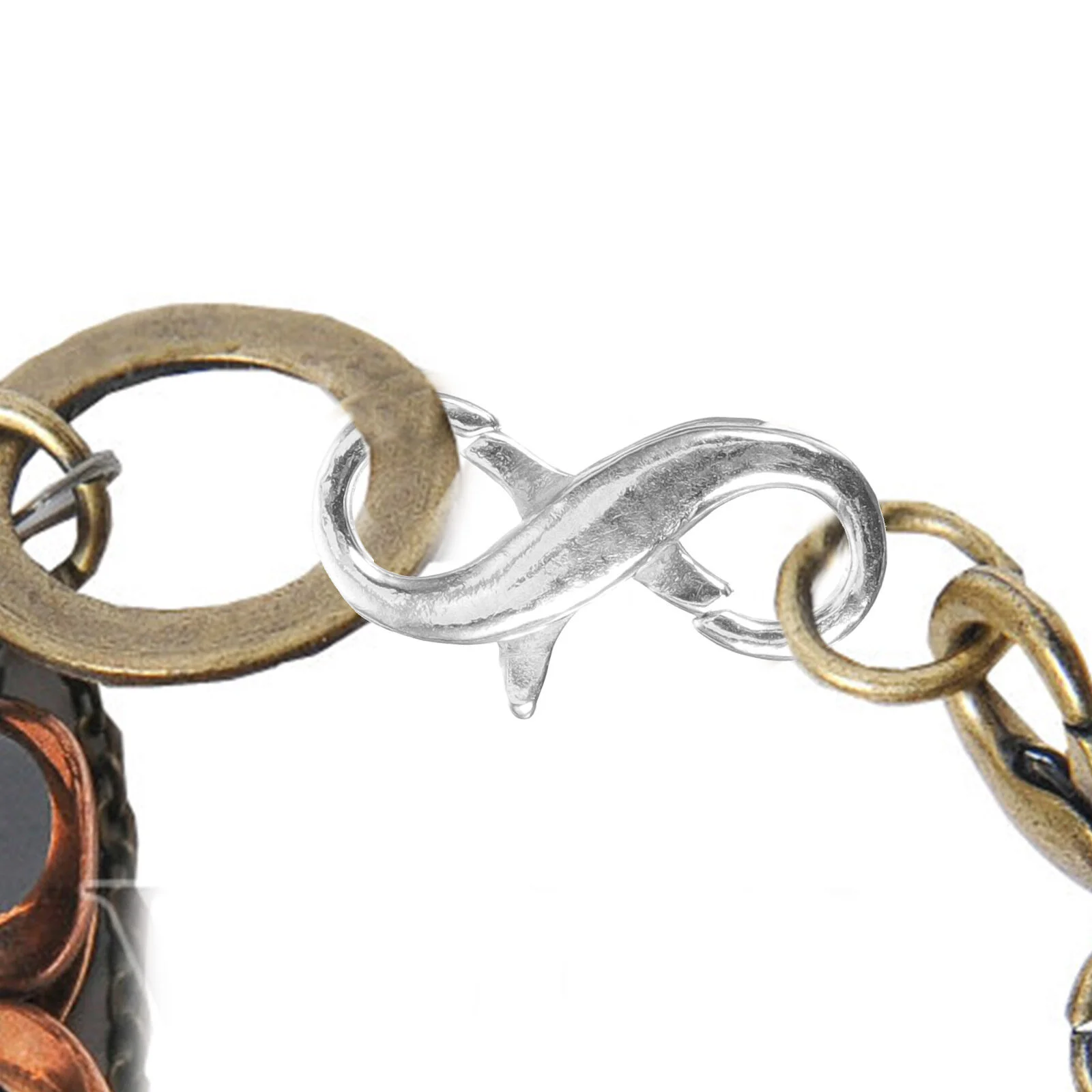 Metal Necklace Clasp DIY Jewelry Clasp Bracelet Silver Clasp Jewelry Making Material for Bracelet Making