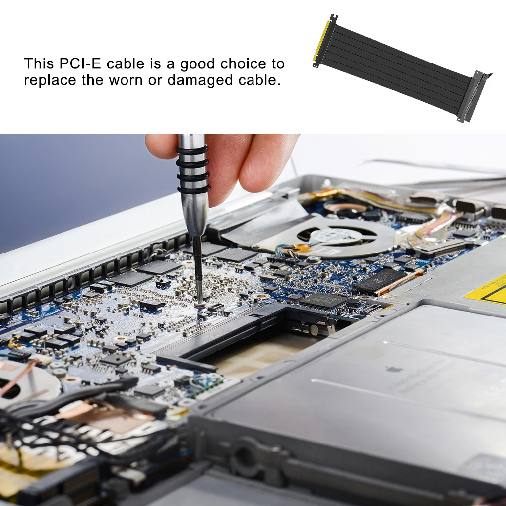 

High Speed PC Graphics Cards PCI Express Connector Cable Riser Card PCI-E X16 3.0 Flexible Cable Extension Adapter