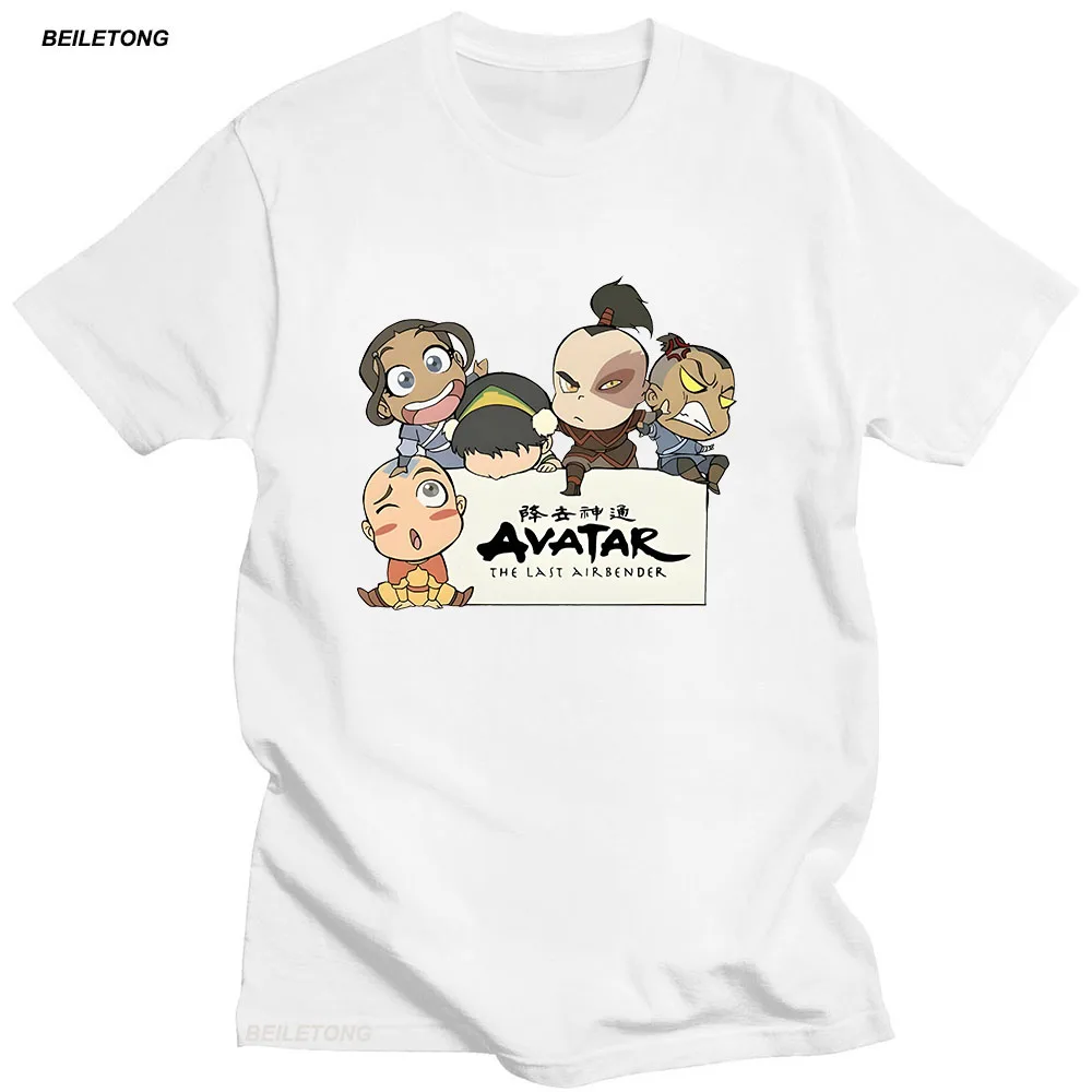 

Футболка Аватара Последний Воздушный Бандер, летняя одежда для женщин, женская футболка с коротким рукавом, топы в стиле хип-хоп, забавная ф...