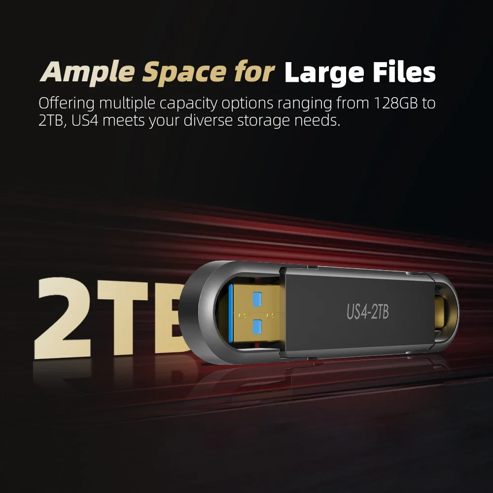 Фото KingSpec 256 ГБ 512 ГБ 1 ТБ Портативный SSD USB 3.1 Gen2 Type C Pen Drive 2 в 1 500 МБ/с Твердотельный накопитель 500 ГБ для телефона, ноутбука, ПК №3