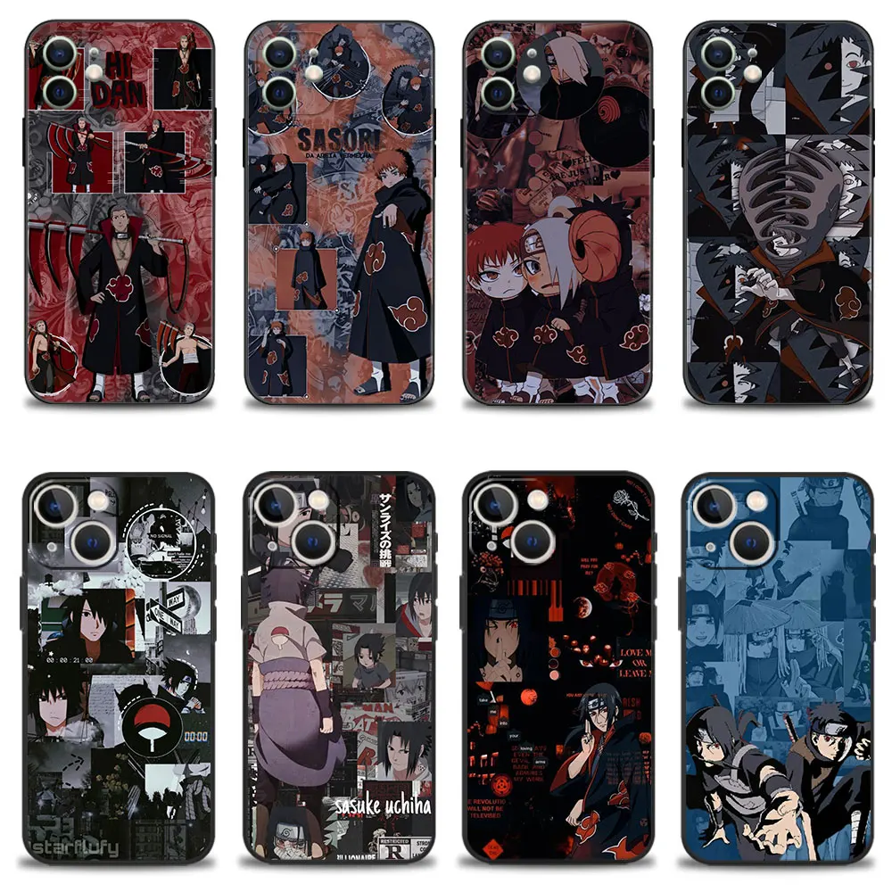 

Fundas For Apple iPhone 12 Pro 7 Plus 8 14 XR 13 11 X XS Max 6S SE Mini 5S 6 SE2022 SE2 Hot Anime Naruto Manga Capinha Funda