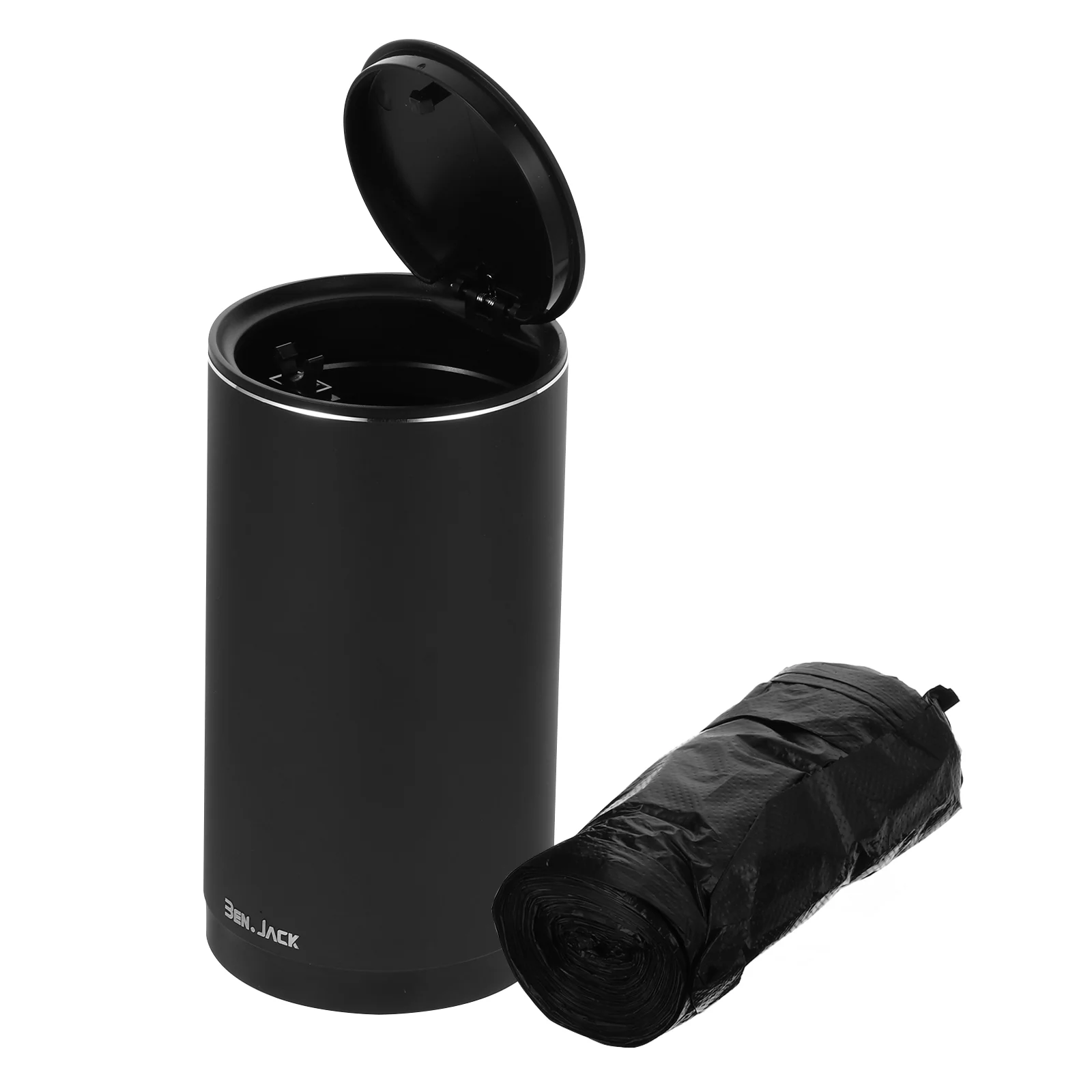 

Mini Trash Can Practical Garbage Can Useful Trash Bin with Trash Bags for Car