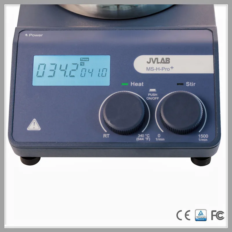 Tanie Pakiet Mieszadło Magnetyczne Hotplate Max. Pojemność 20L Wyświetlacz LCD Mieszadło Magnetyczne 5 ''aluminiowa Płyta Grzewcza Do 340 (C) MS-H-PRO +