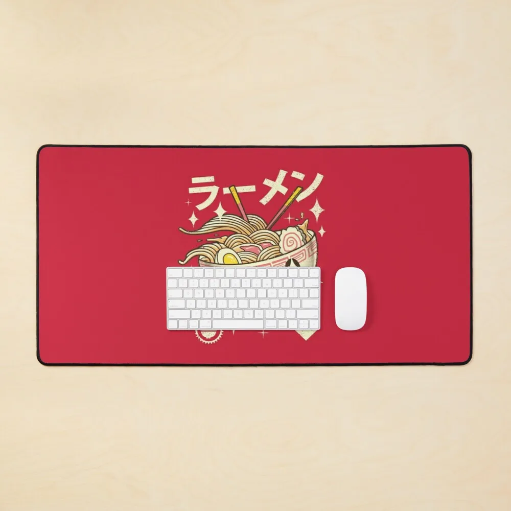 

Kawaii Ramen Mouse Pad Gaming Mouse Pad Large Mousepad Gamer Accessories Anti-slip Natural Rubber PC Computer Keyboard Desk Mat