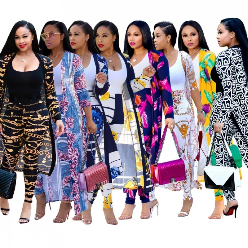 

2020 New African Print Elastic Bazin Baggy Pants Rock Style Dashiki SLeeve Famous Suit For Lady women coat and leggings 2pcs/set