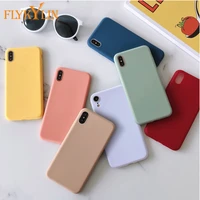 Matte Silicone Phone Case For Huawei P30 P40 P20 Lite P10 Mate Mate Mate Lite Pro Soft TPU Candy Color Back Cover Coque