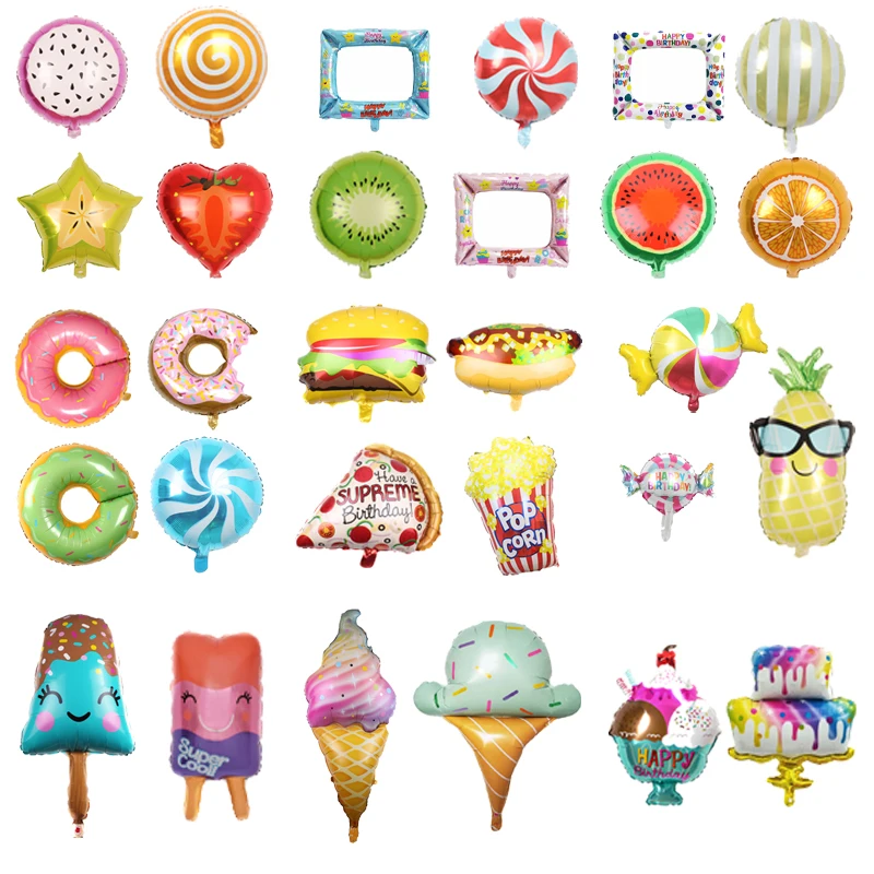 Пончики конфеты фольги гелиевые шары свадьба с днем рождения Рождественская