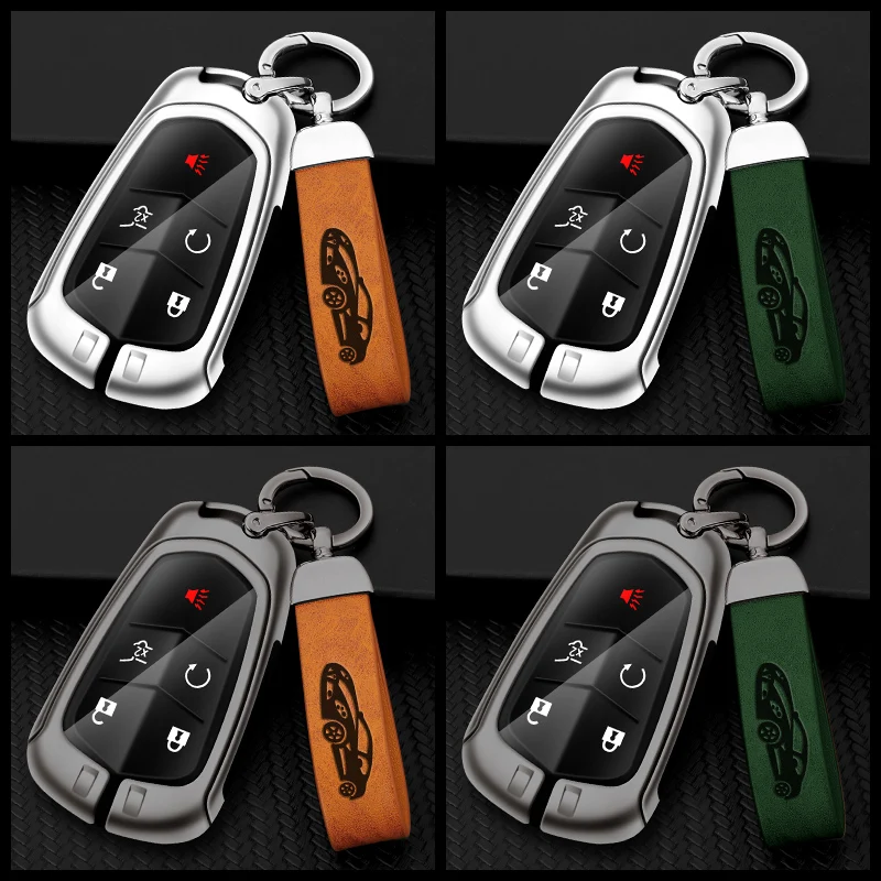 

Car Key Case Cover For Cadillac Escalade XT5 XT6 ATS XTS XT4 CT6 SRX CTS ATS ESV STS ELR DTS XT5 28T CTS-V Coupe Accessories