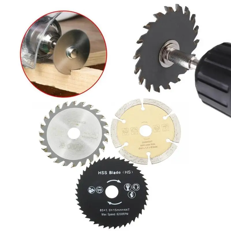 

3pcs Multi-function Saw Blade Multi-function Cutting Blade High-speed Steel Mini convenient Saw Blade Power Tool Accessories