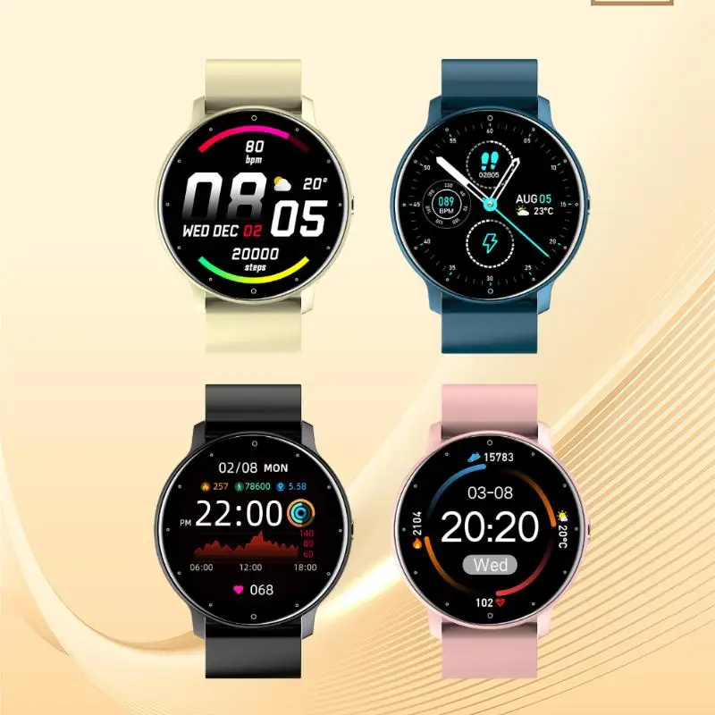 

Ultimate Smart Watch for Sports Enthusiasts: Track Heart Rate, Blood Pressure, and More Perfect Women/Men Watch with Stylish Di
