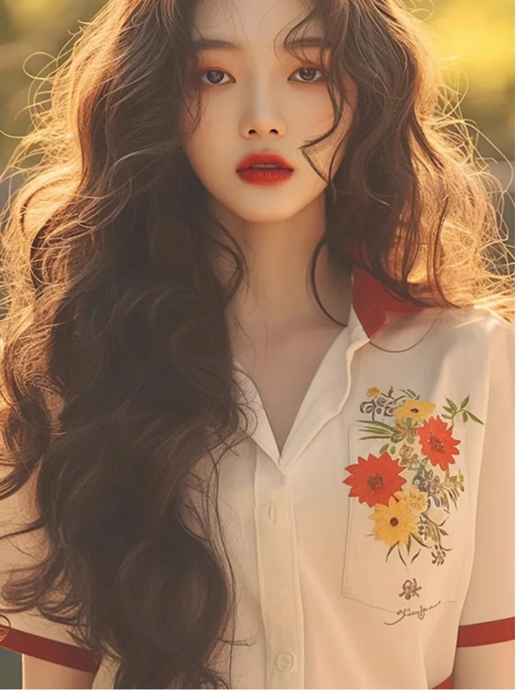 Большие размеры Французский sle Уникальный шикарный красивый женский топ Летний