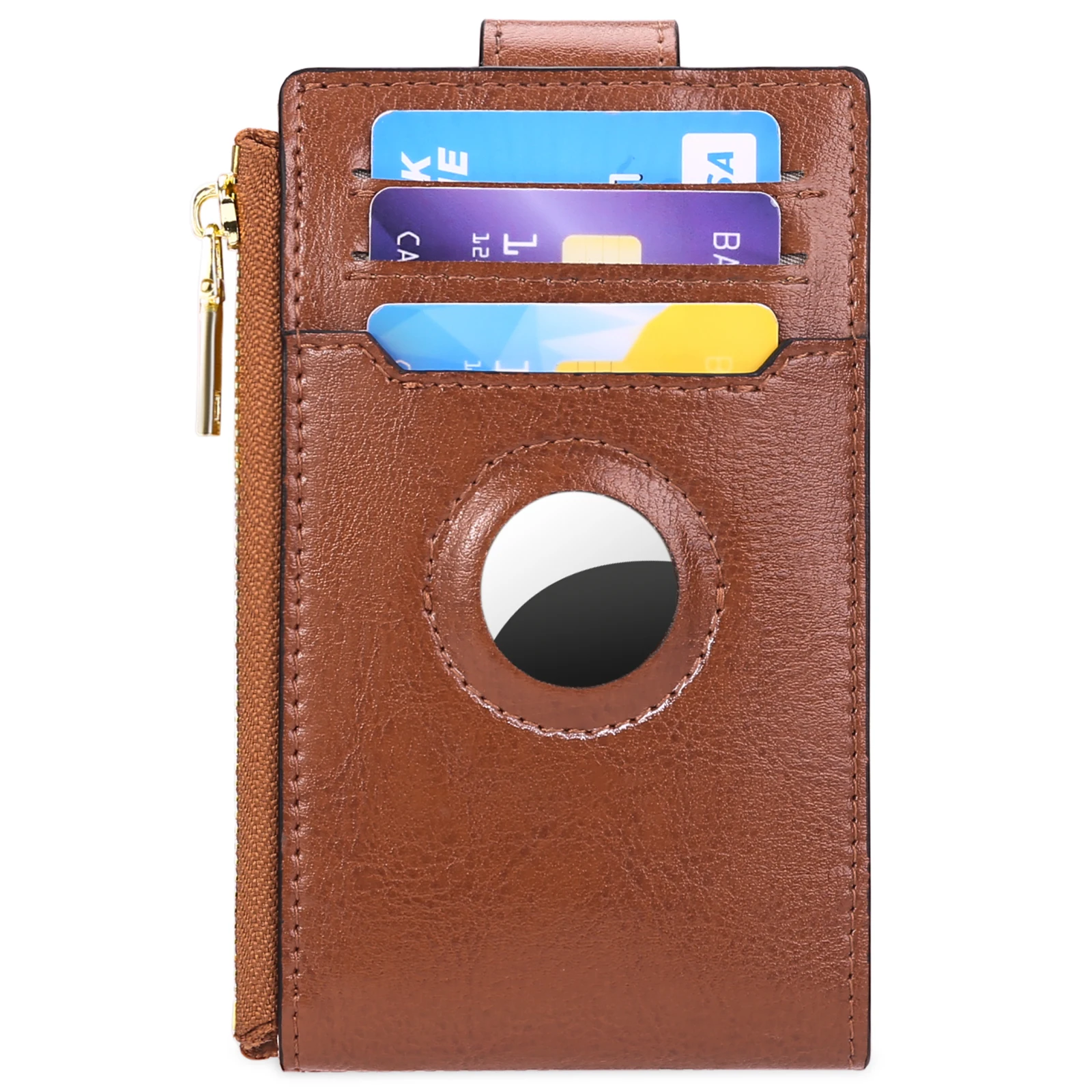 New RFID Card Holder Women Purse Wallets Female Business Credit Card Wallet Ladies Card Bag Zipper Coin Purse Pocket