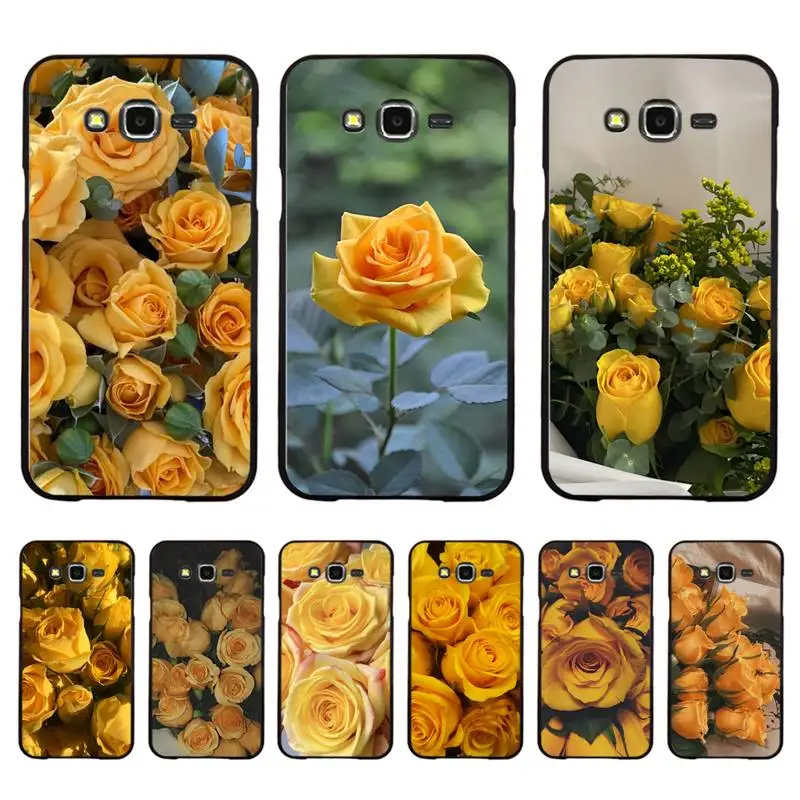 yellow rose Phone Case For Samsung J 7 plus 7core J7 neo J6 