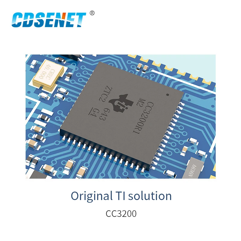 CC3200 2 4 ГГц Wifi модуль CDSENET E103-W02 SMD Rf приемопередатчик приемник для антенны PCB |