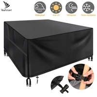 outdoor furniture cover waterproof rain snow dust wind proof anti uv oxford fabric garden lawn patio furniture cover storage bag