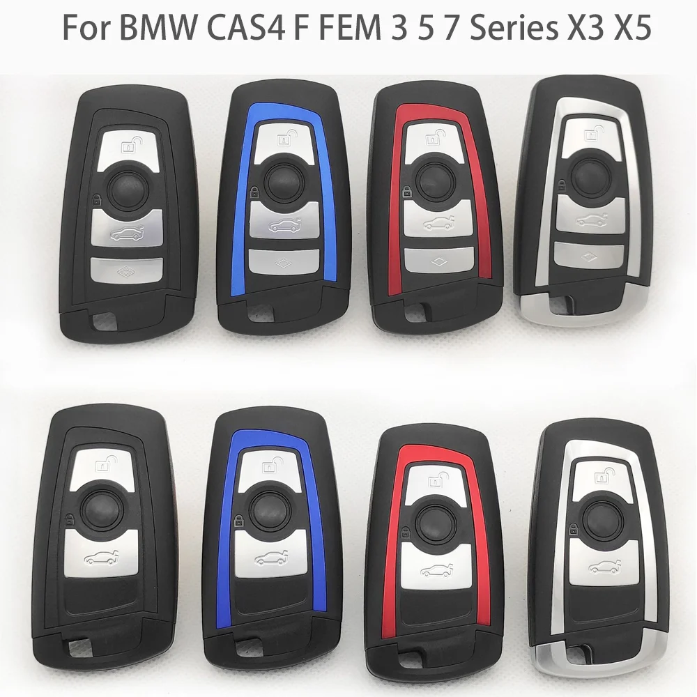 

Car Key Fob Cover 3 4 Buttons Shell Remote Keyless Case For BMW CAS4 F FEM 3 5 7 Series E90 E92 E93 X1 X3 X5 X6 F10 F20 F30 F40