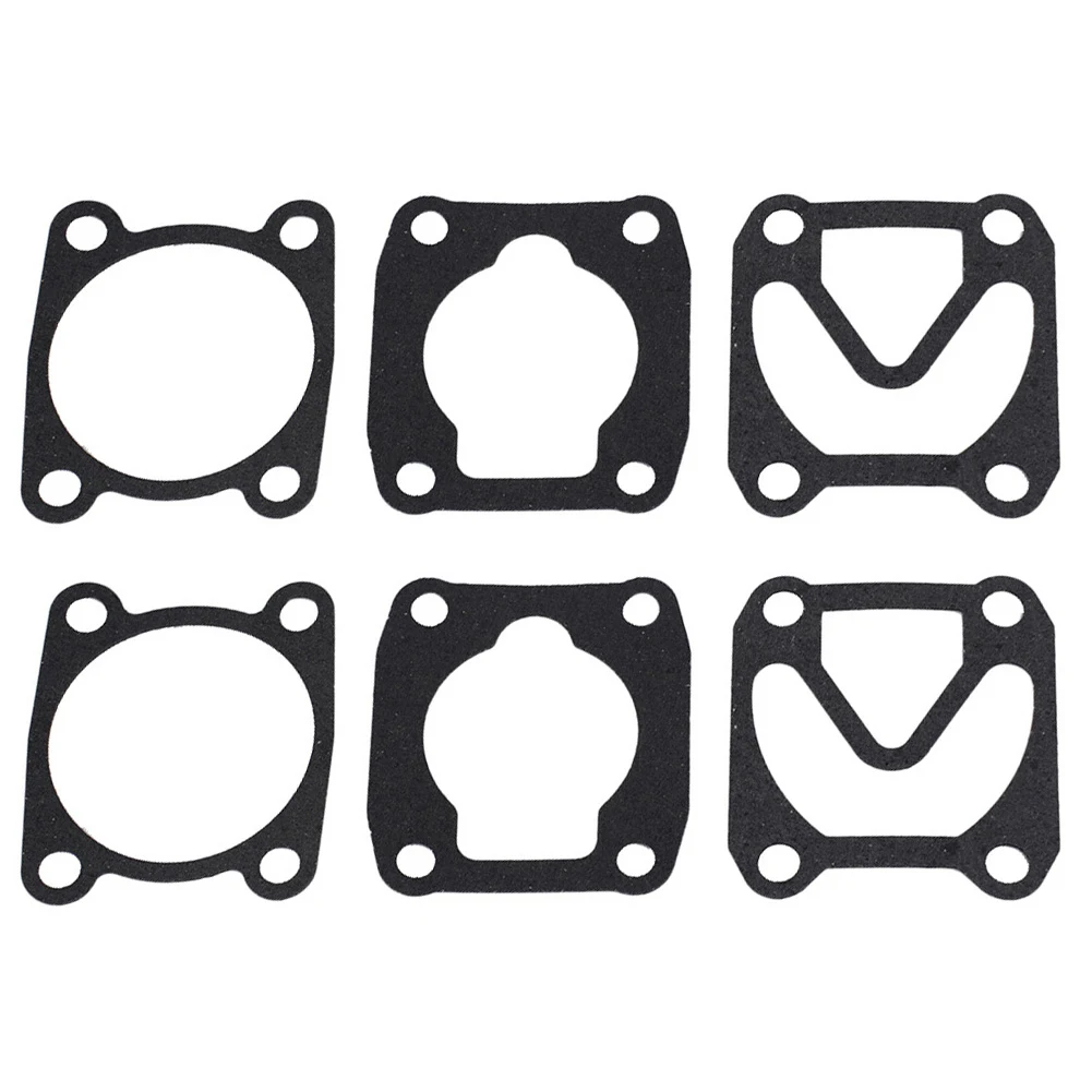 

2Set 3 In 1 Air Compressor Cylinder Head Base Valve Plate Gaskets Washers Pneumatic Tool Parts Plastic
