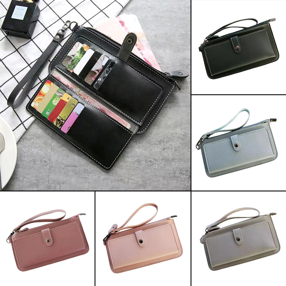 

Women's Long Multifunctional Zipper Wallet Multiple Card Slots for Daily Dating 2022 New