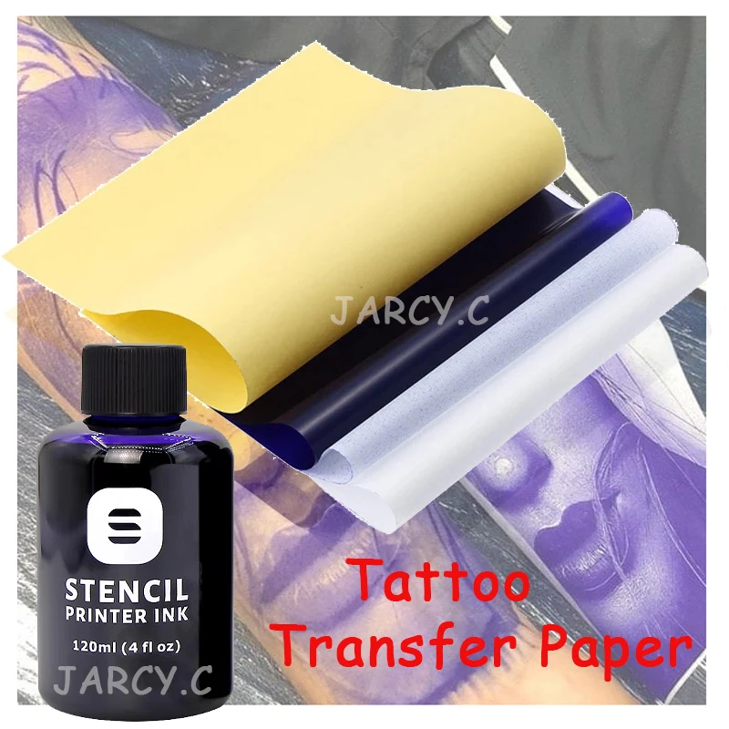 

Tattoo Transfer Paper Spirit Master Tattoo Stencil Copier Carbon Thermal Paper A4 for For Tattoo Transfer Machine Accessories
