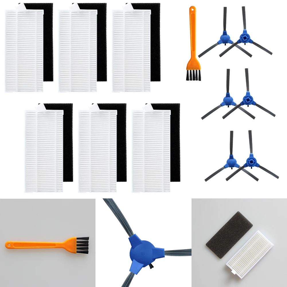 

High Efficiency Filter Side Brush For Tesvor M1 Tesvor X500 X500pro Robot Vacuum Cleaner Hepa Filter Part Filter Element