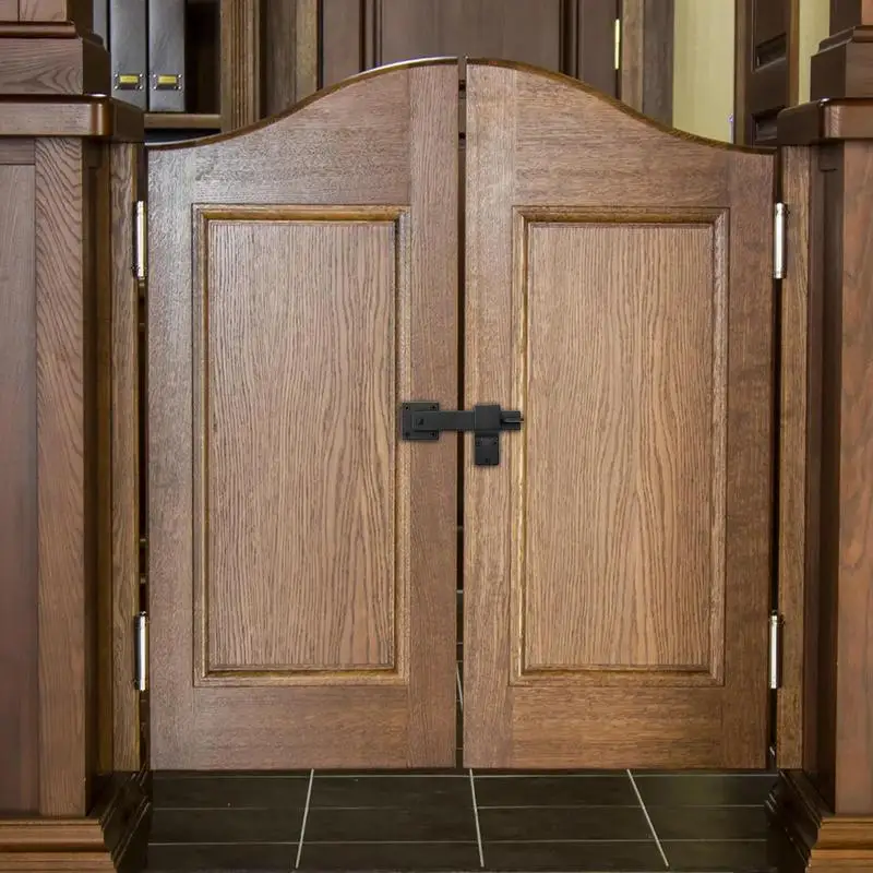 Дверная защелка для курятника многофункциональная дверная фермы черная