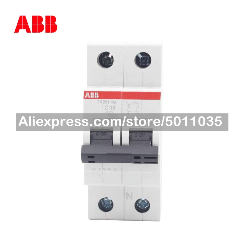 

10111700 ABB miniature circuit breaker; SH201-C3 NA