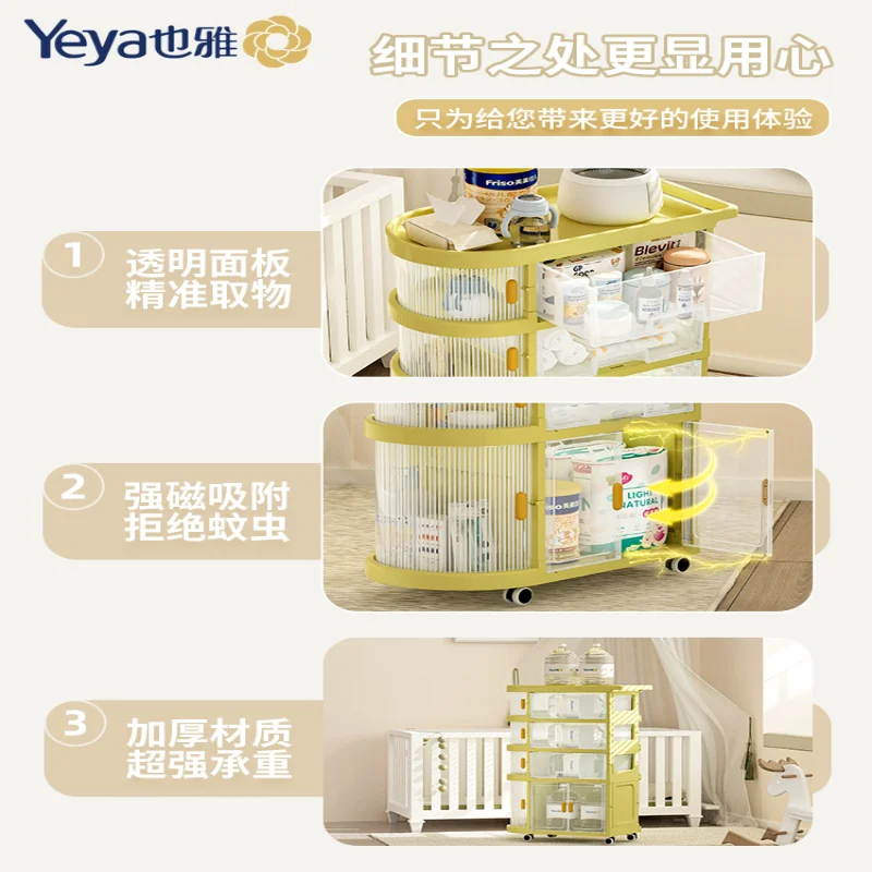 Маленькая коляска Yiya бесплатная установка стеллаж для принадлежностей