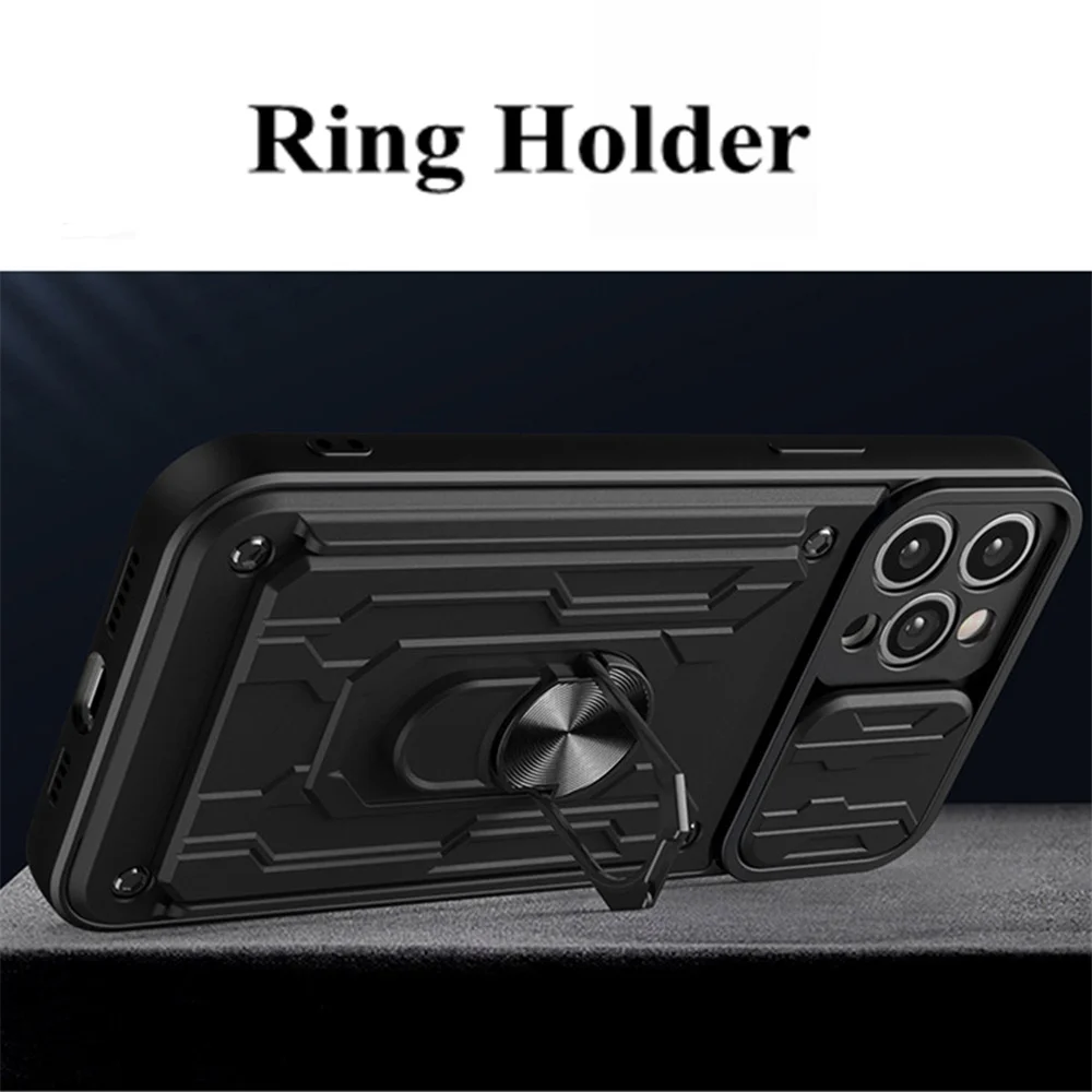 

For SE 2022 Case For iPhone SE 2022 2020 Card Bag Ring Stand Camera Protection Phone Back Cover For iPhone SE3 SE2 SE se2022