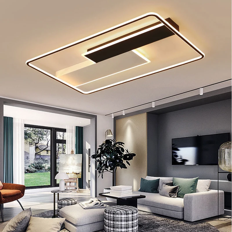 

Modern led Ceiling Lamp Led Ceiling Light for foyer Living room Bedroom Kitchen Black and White Creative Fashion Ceiling Lamp 11