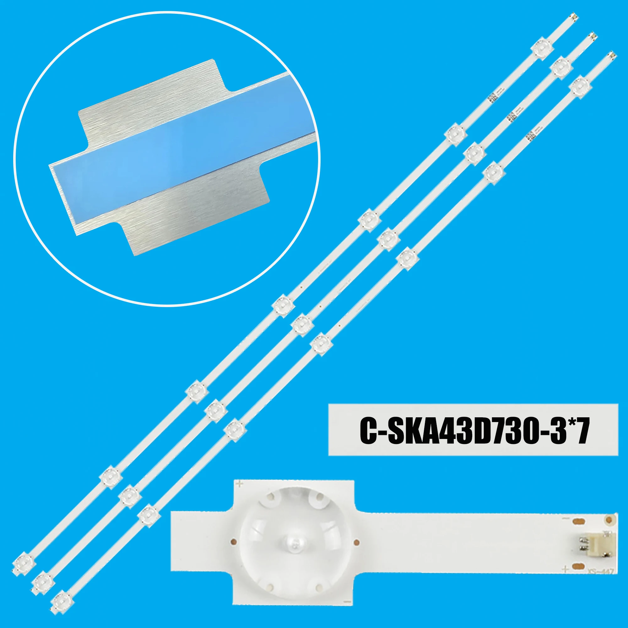 Лента светодиодной подсветки для AX43DIL0938/1022 AX43DIL023/1022 AX043DLD12AT075-ILFM AX043DLD16AT017-ILFM