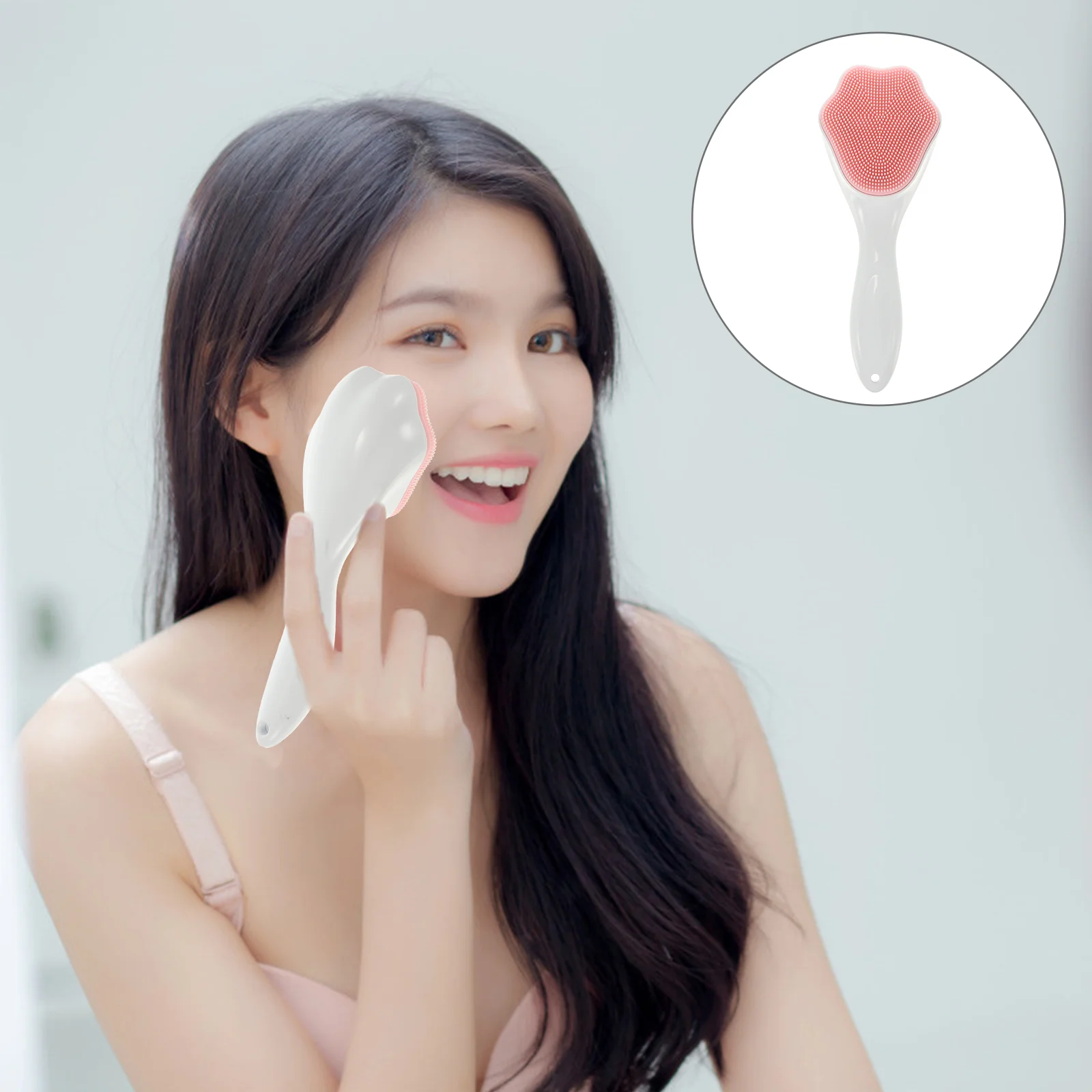

Silicone Face Brush Cleanser Cleansing Cleaning Tools Massage Silica Gel Massager Travel Cleaner